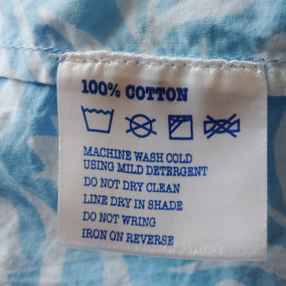 Pink City Prints Rah Rah Maxi Dress in Baby Tulip, blue maxi smocked (small) - Picture 10 of 10